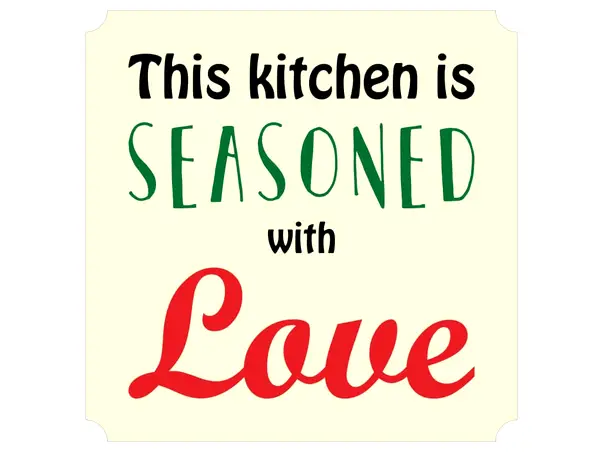 tablou mesaj pentru bucatarie