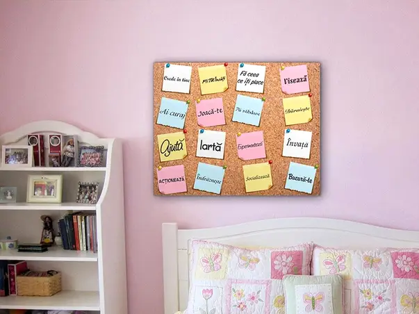 tablou mesaje post it