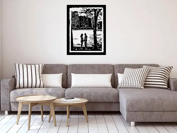 tablou modern peisaj urban