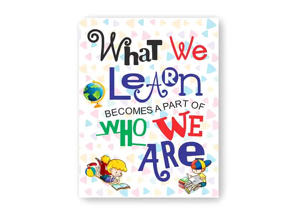 tablou motivational copii learn