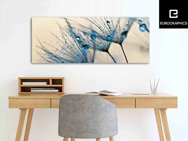 tablou sticla dandalion seed