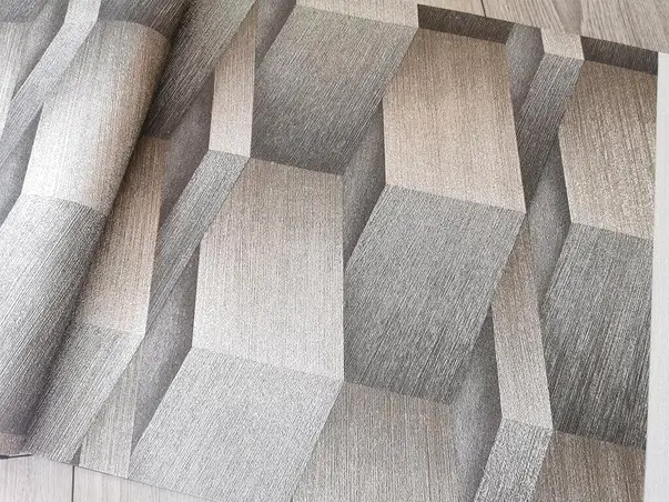 tapet 3d erismann efect metalic auriu si argintiu gmk 1004630