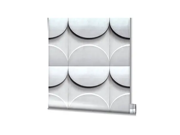 tapet 3d geometric gri deschis