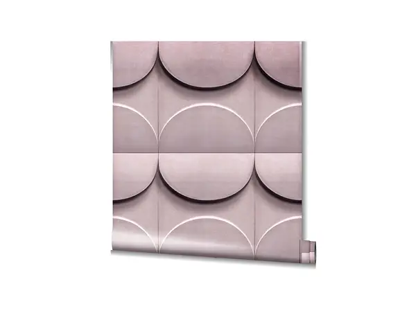 tapet 3d geometric lila