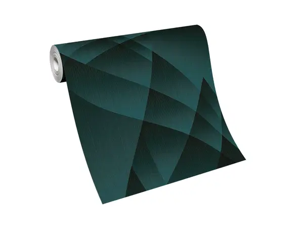 tapet 3d model geometric verde