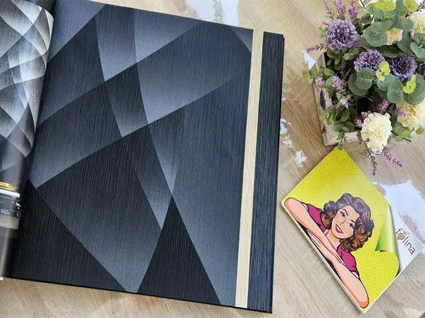 tapet 3d negru pentru living dormitor birou