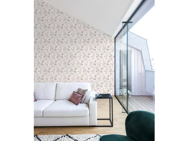 tapet alb roz grandeco a48801