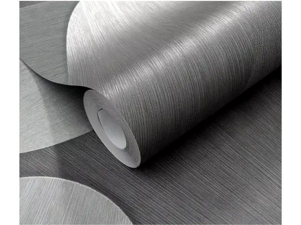 tapet argintiu metalic