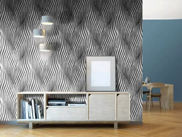 tapet argintiu reflets l77219