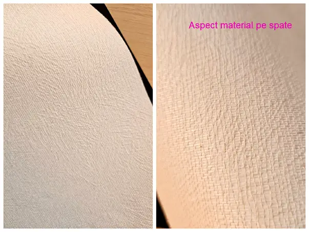 tapet baie aspect material pe spate