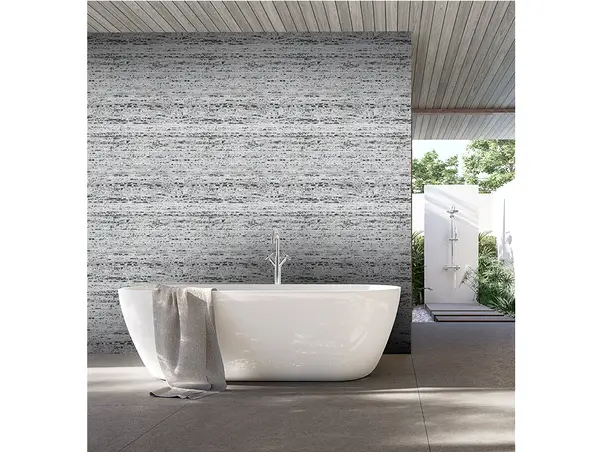 tapet baie piatra gri