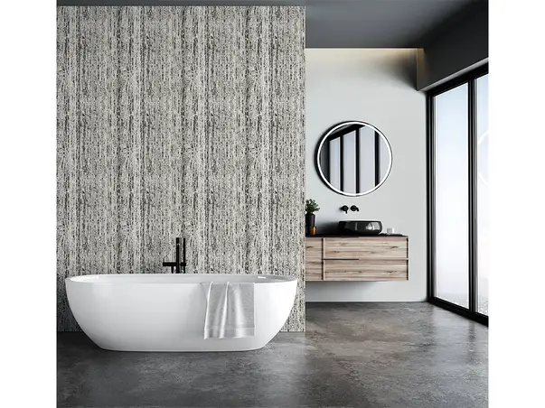 tapet baie piatra gri inchis