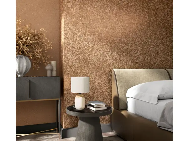 tapet bej pentru dormitor modern