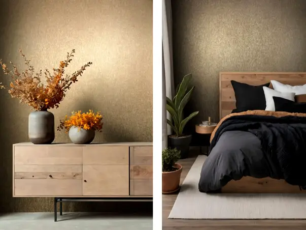 tapet bej sidefat marburg pentru living dormitor hol birou