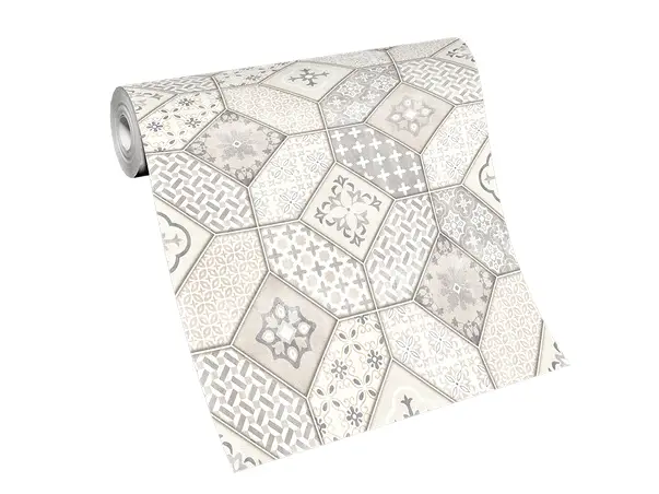 tapet bucatarie imitatie faianta decorativa bej erismann colectia imitation 631502