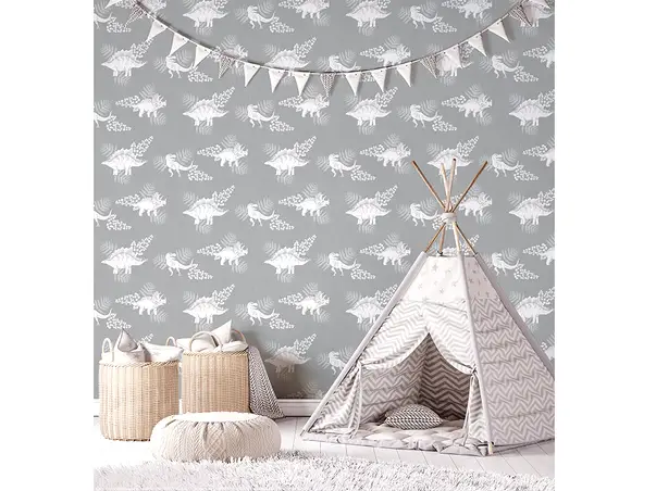 tapet camera baieti cu dinozauri