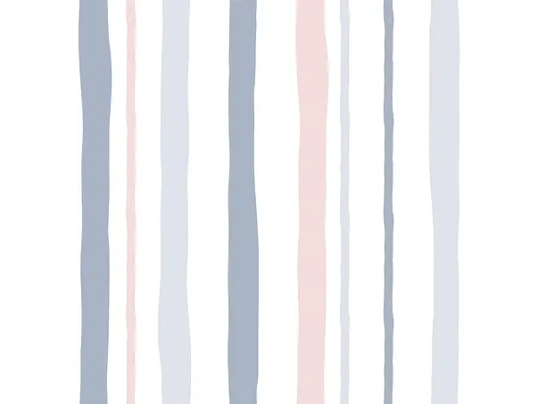 tapet camera copii alb cu dungi pastel marburg