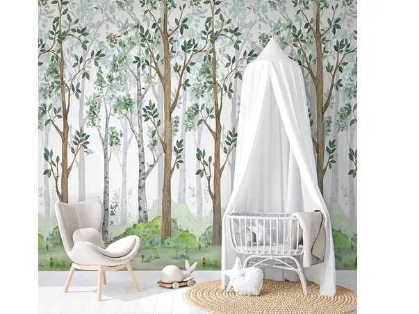 tapet camera copii model copaci marburg little adventures 45869