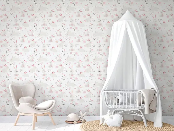 tapet camera copii model iepurasi marburg little adventures