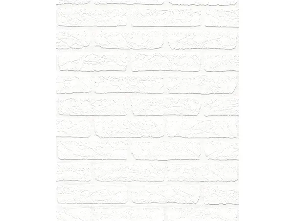 tapet caramida alba model in relief rasch wallton 150100