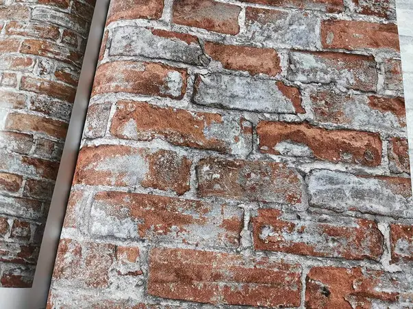 tapet caramida maro vintage