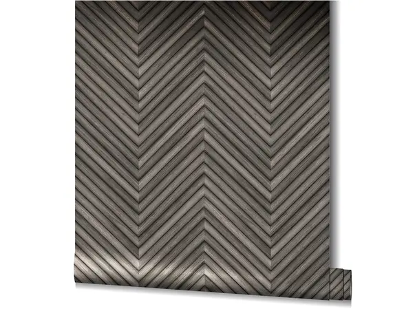 tapet chevron gri