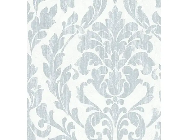 tapet clasic alb cu model gri marburg nabuco 58036 vlies lavabil