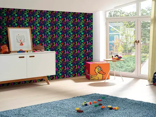 tapet cu cifre colorate die maus 0521630