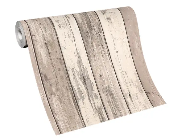 tapet cu dungi lemn vintage maro