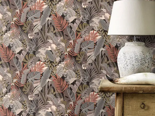 tapet cu frunze rasch 687842