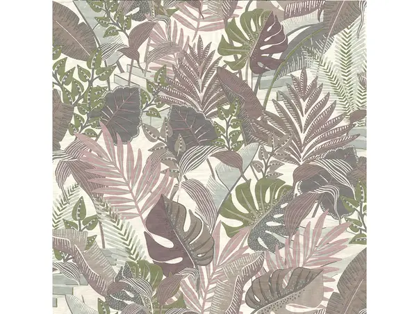 tapet cu frunze rasch 687859