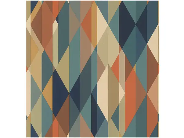 tapet cu model geometric retro rasch 477436