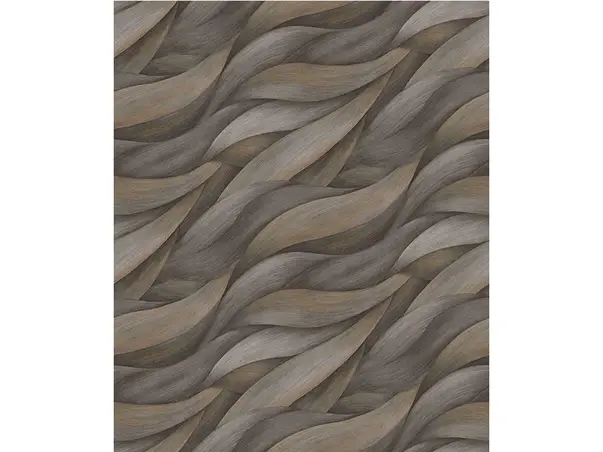 tapet cu model in valuri maro