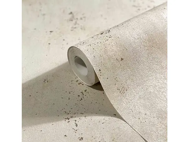 tapet decorativa crem cu insertii argintii marburg 32613