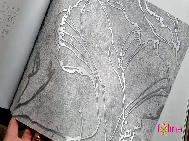 tapet decorativa gri argintiu