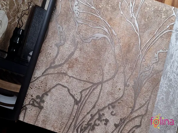 tapet decorativa maro deschis