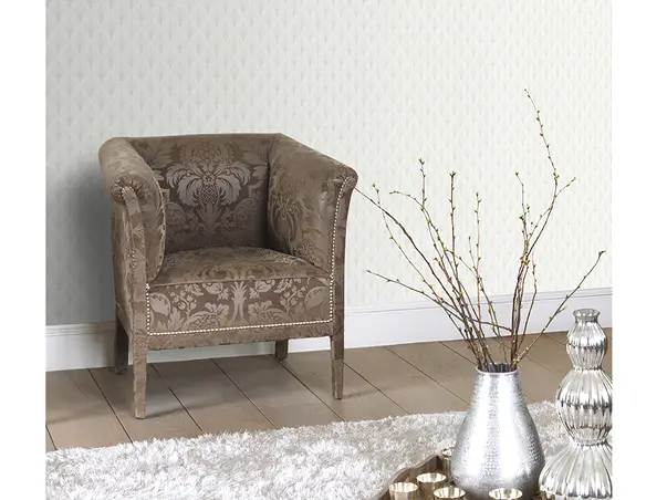 tapet dormitor alb cu model clasic