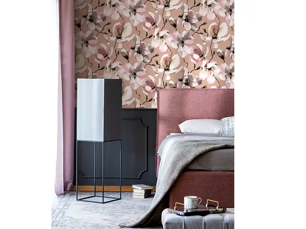 tapet dormitor cu model floral marburg