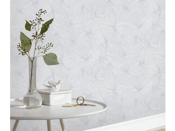 tapet dormitor gri argintiu