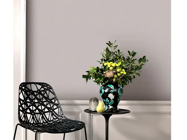 tapet dormitor gri deschis cu sclipici