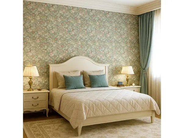 tapet dormitor in stil clasic