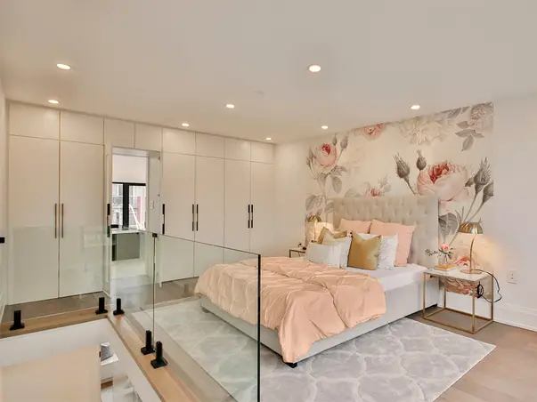 tapet dormitor la maison