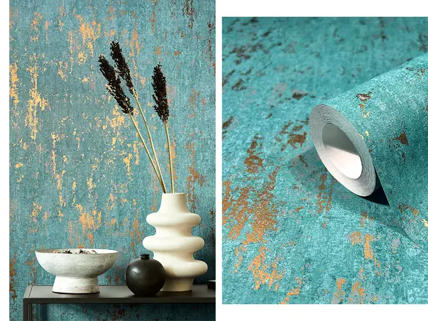 tapet dormitor turcoaz marburg