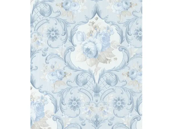 tapet floral bleu marburg opulence classic