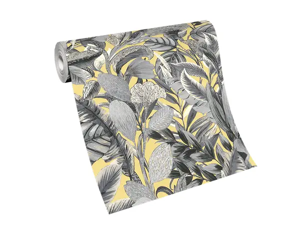 tapet floral gri erismann