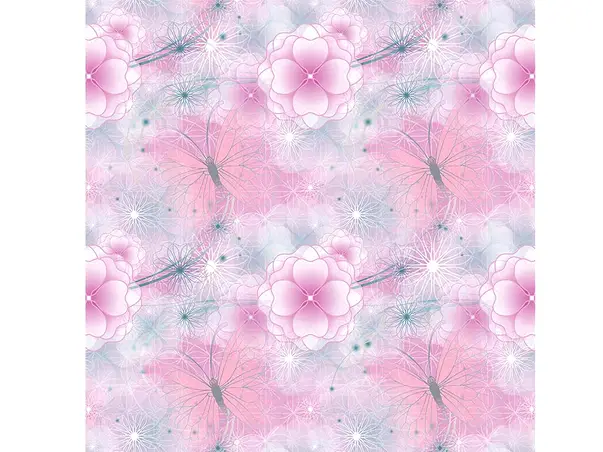 tapet floral roz Magic