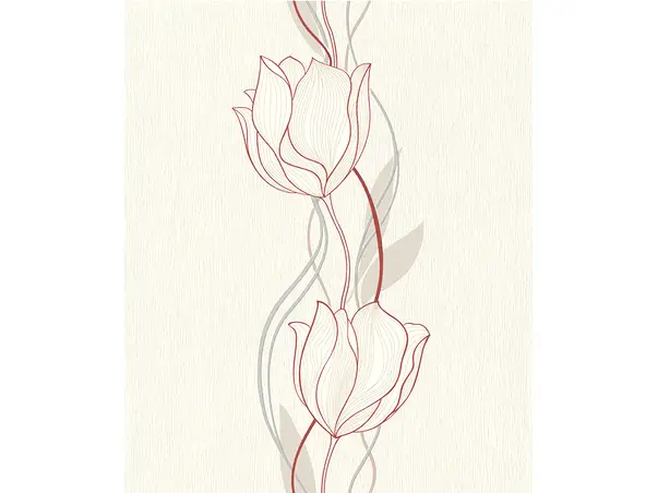 tapet floral visiniu rasch