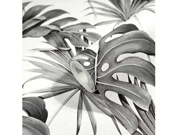 tapet frunze gri marburg new spirit 32743