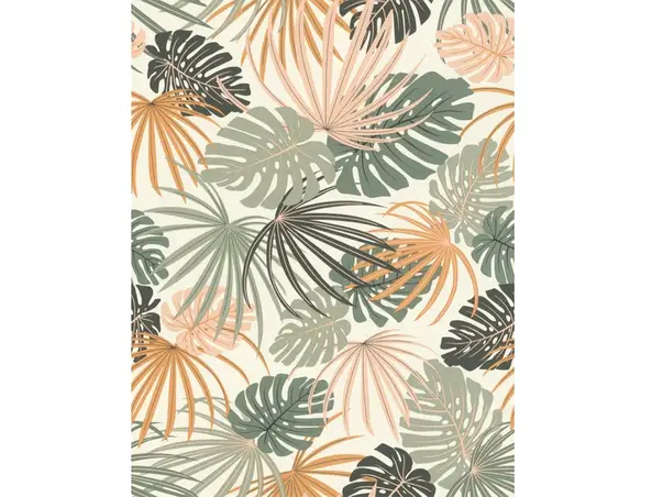 tapet frunze in nuante pastel rasch 461060