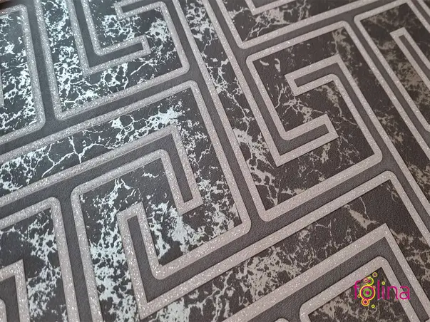 tapet gri cu sclipici